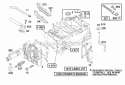 CylinderCyl Head Diagram and Parts List for 122802-3413-01  Briggs and Stratton Engine